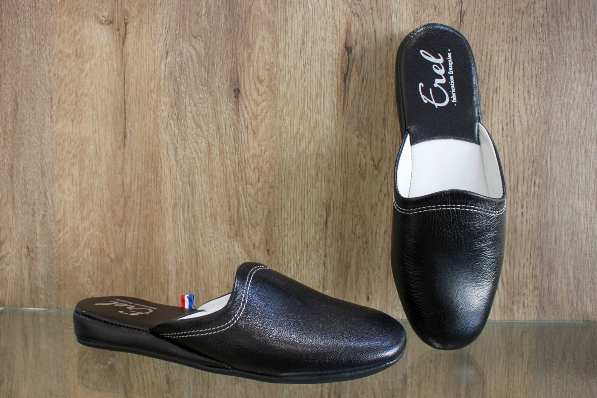 mules chaussons homme