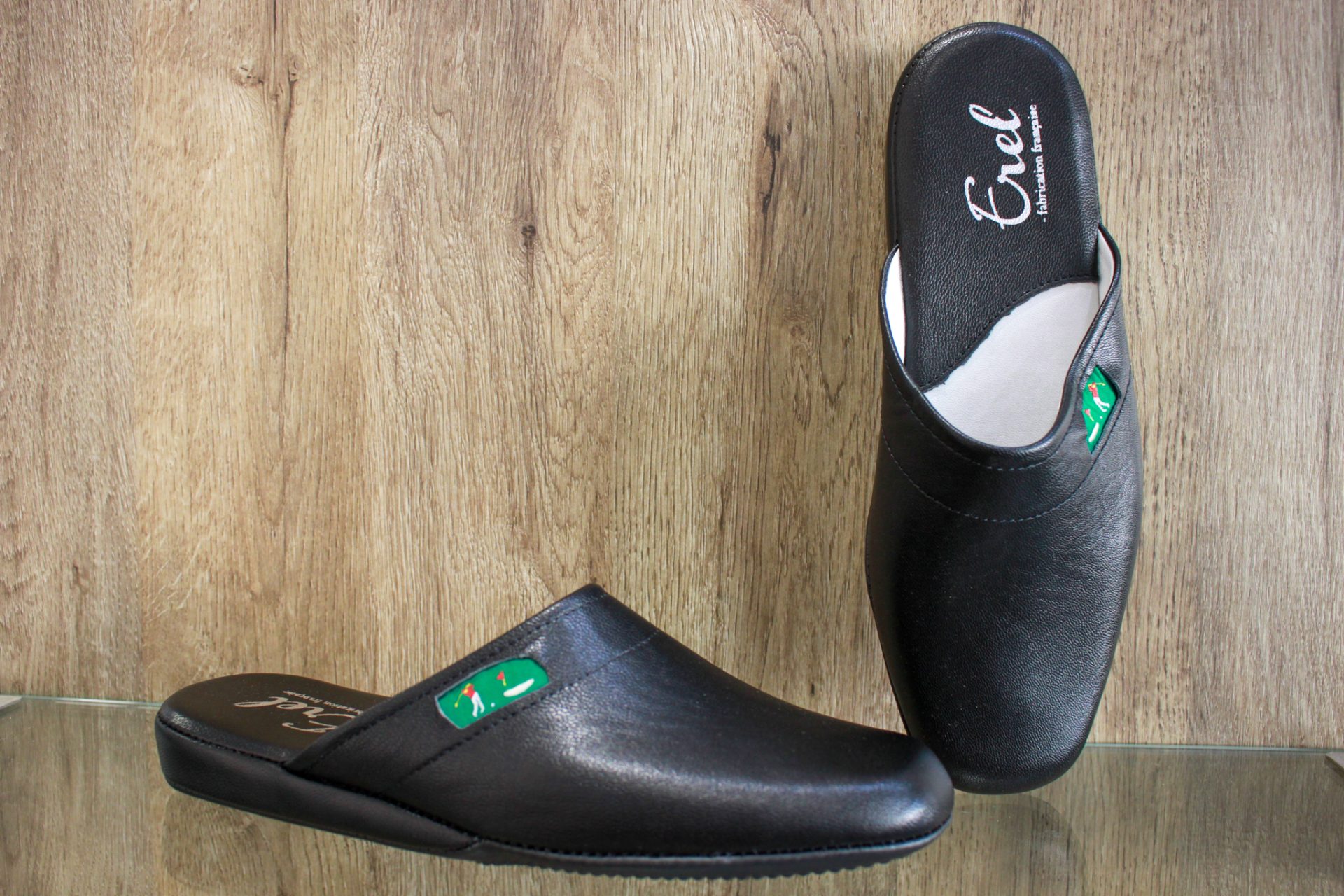 mules chaussons homme