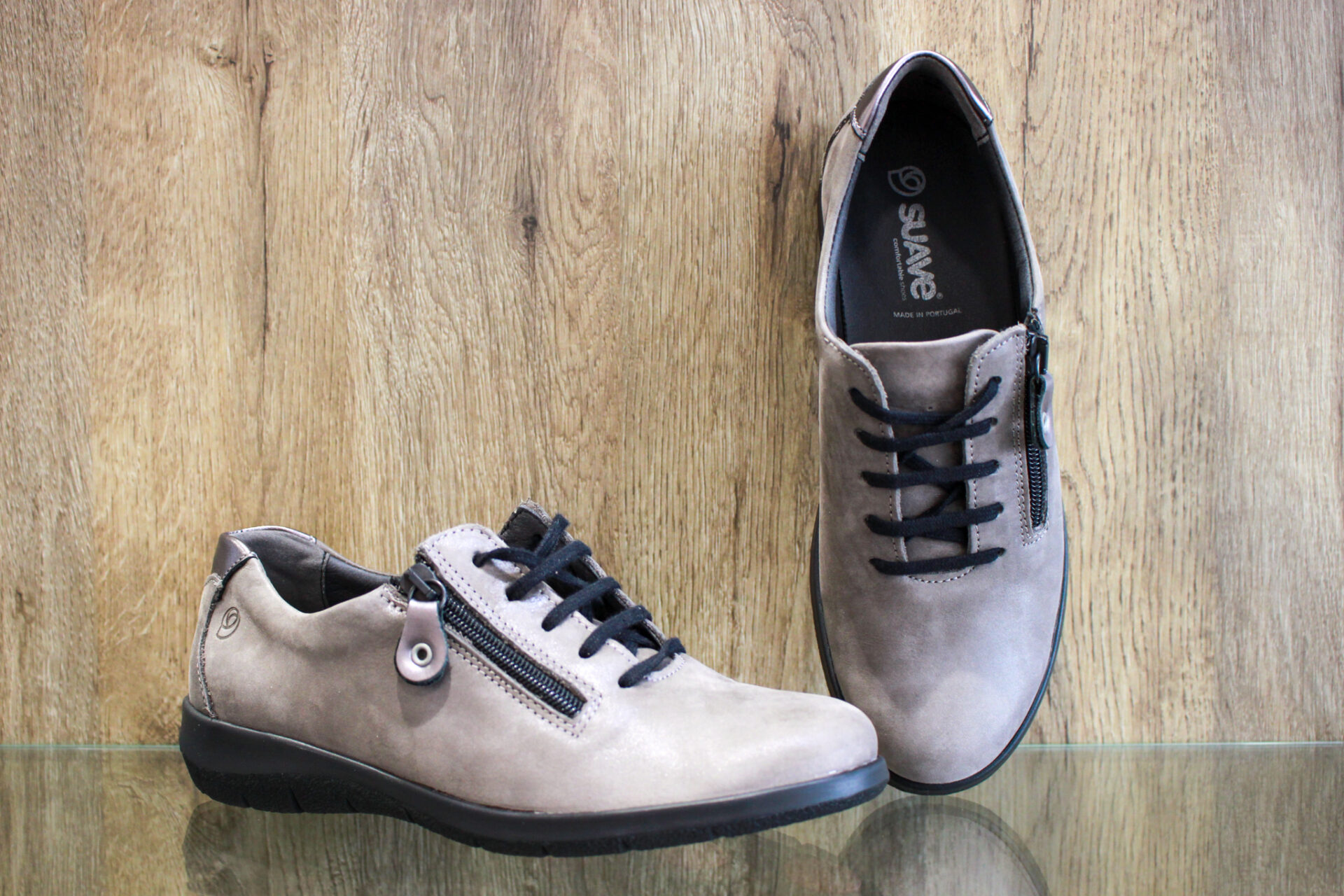 Basket femme suave grise
