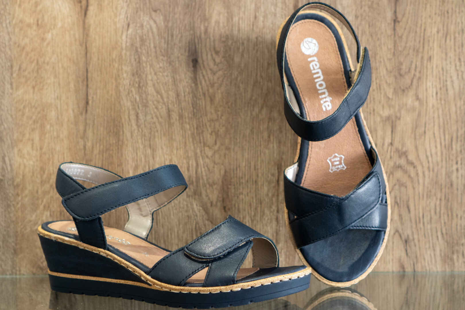 Sandales femme 2026 remonte noir compensés