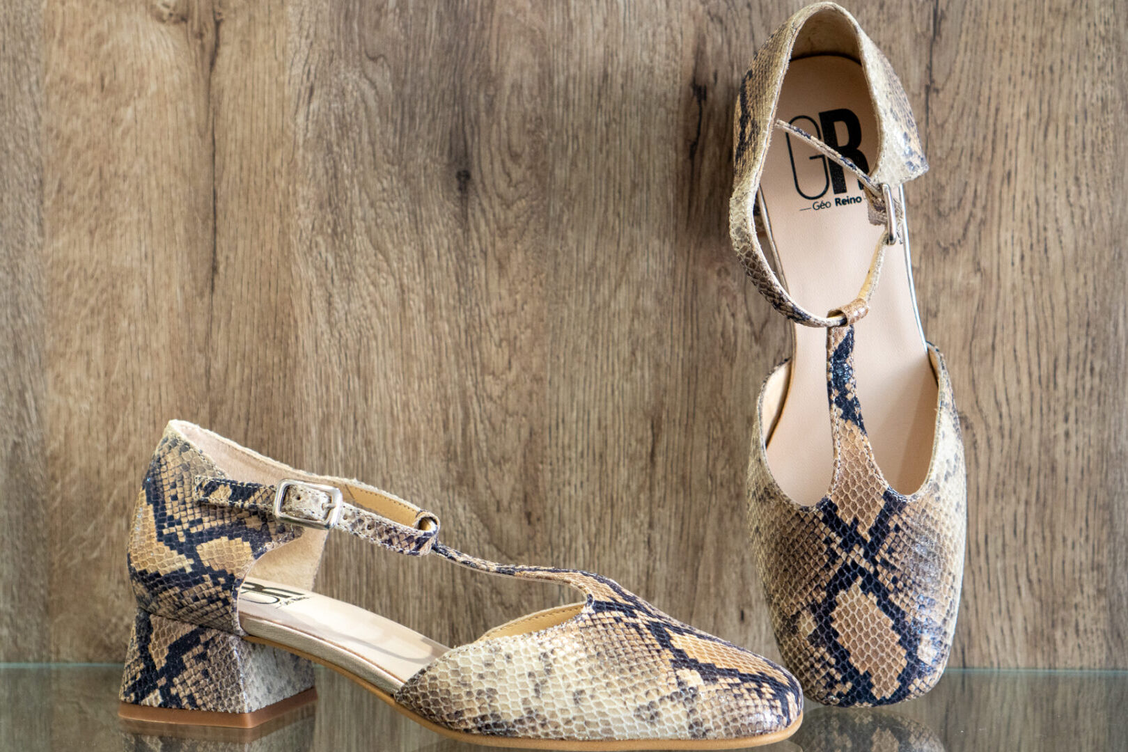 chaussures ceremonie femme serpent